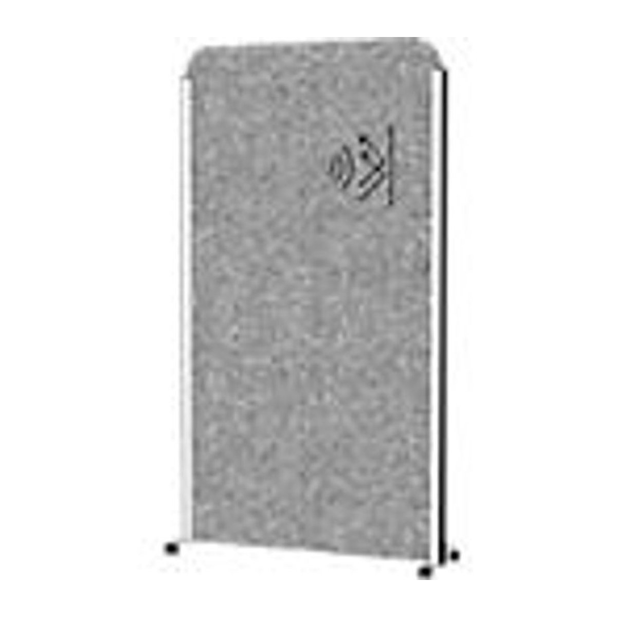 Mobiles MAULcocoon Akustik Stellwandsystem in Silber und Anthrazit/Grau, B: 100 cm, H: 180 cm - Bild 2