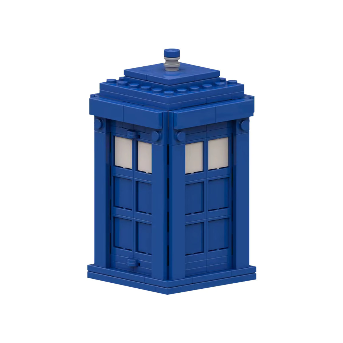 MOC-Bausteine Time Machine Telefonbox DIY-Modell in Blau als Desktop-Dekoration für Sci-Fi-Fans - Bild 4