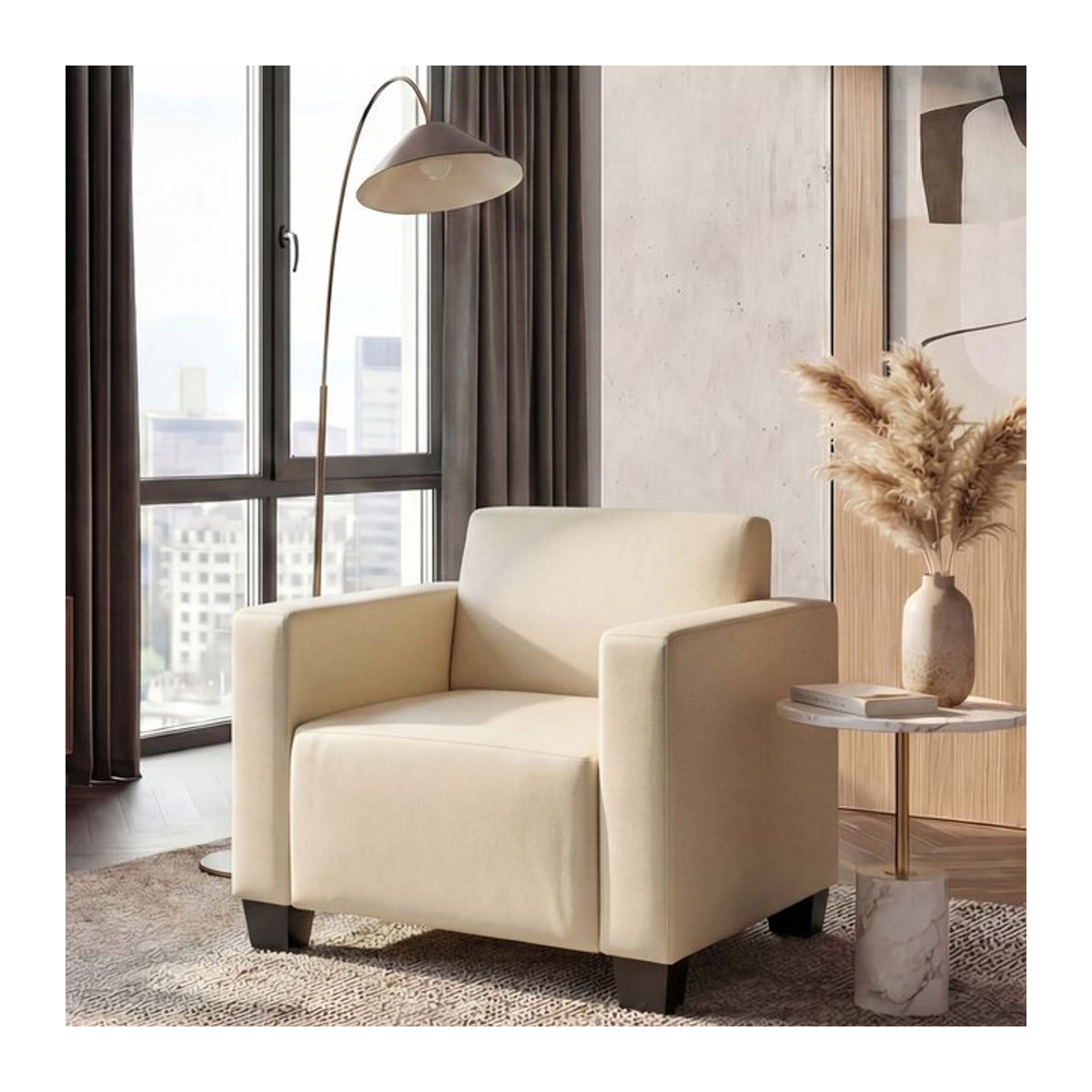 Modern Loungesessel Moncalieri MCW in Beige - Bild 1