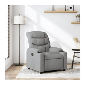 Modern Relaxsessel von vidaxl aus grauem Polyester-Stoff
