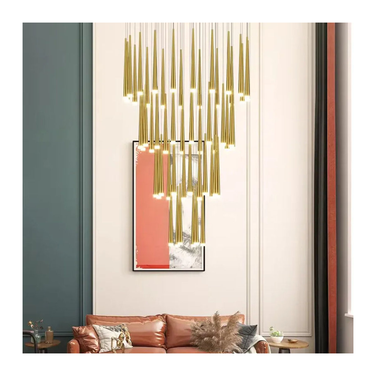 Modern Skandinavisch LED Kronleuchter JIANKEXING aus Metall für Wohnzimmer und Villa - Bild 2