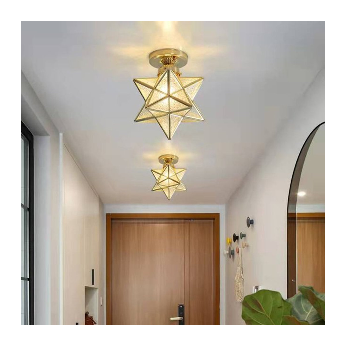 Moderne Deckenlampe Stern in Gold von STERN - Bild 1