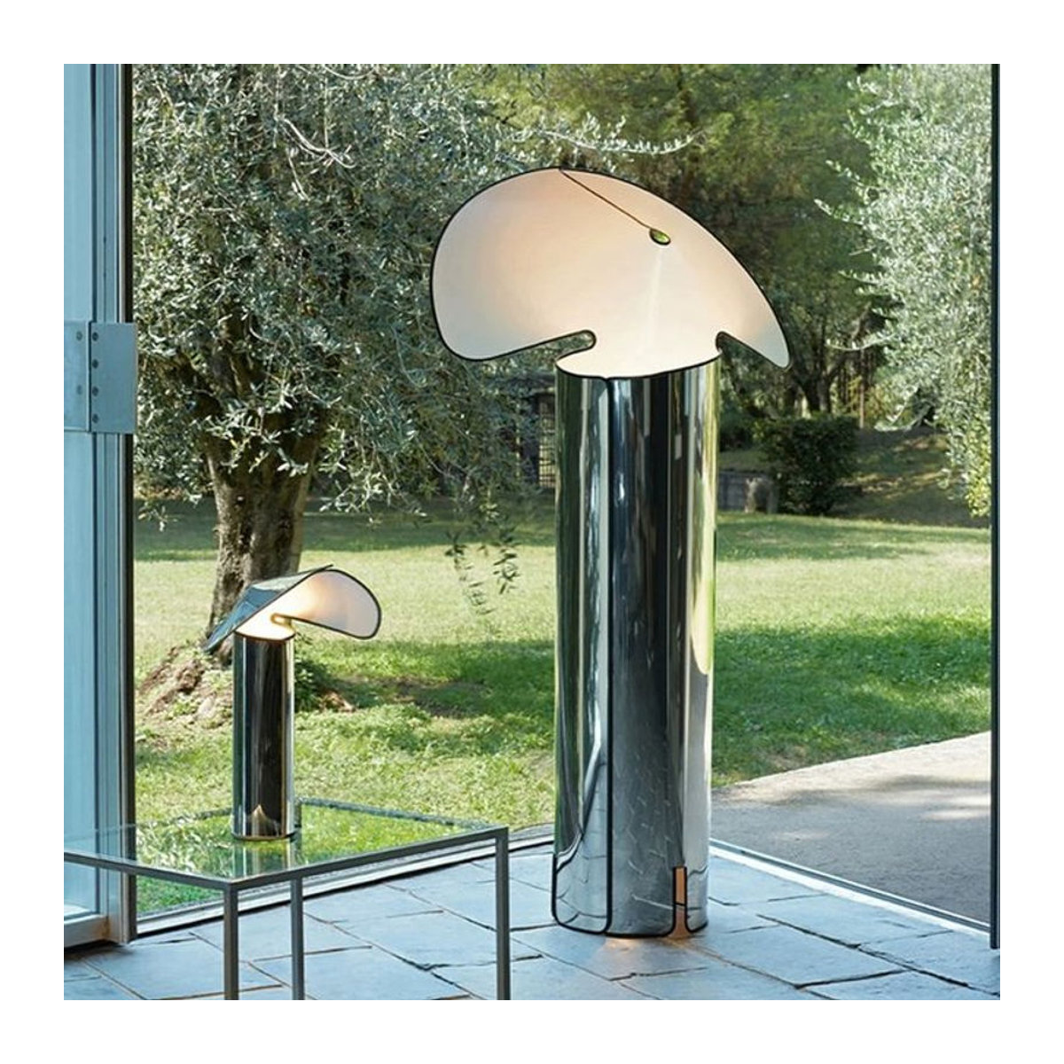 Moderne Designer Stehlampe aus Edelstahl von JINYU für Wohnzimmer und Schlafzimmer - Bild 1
