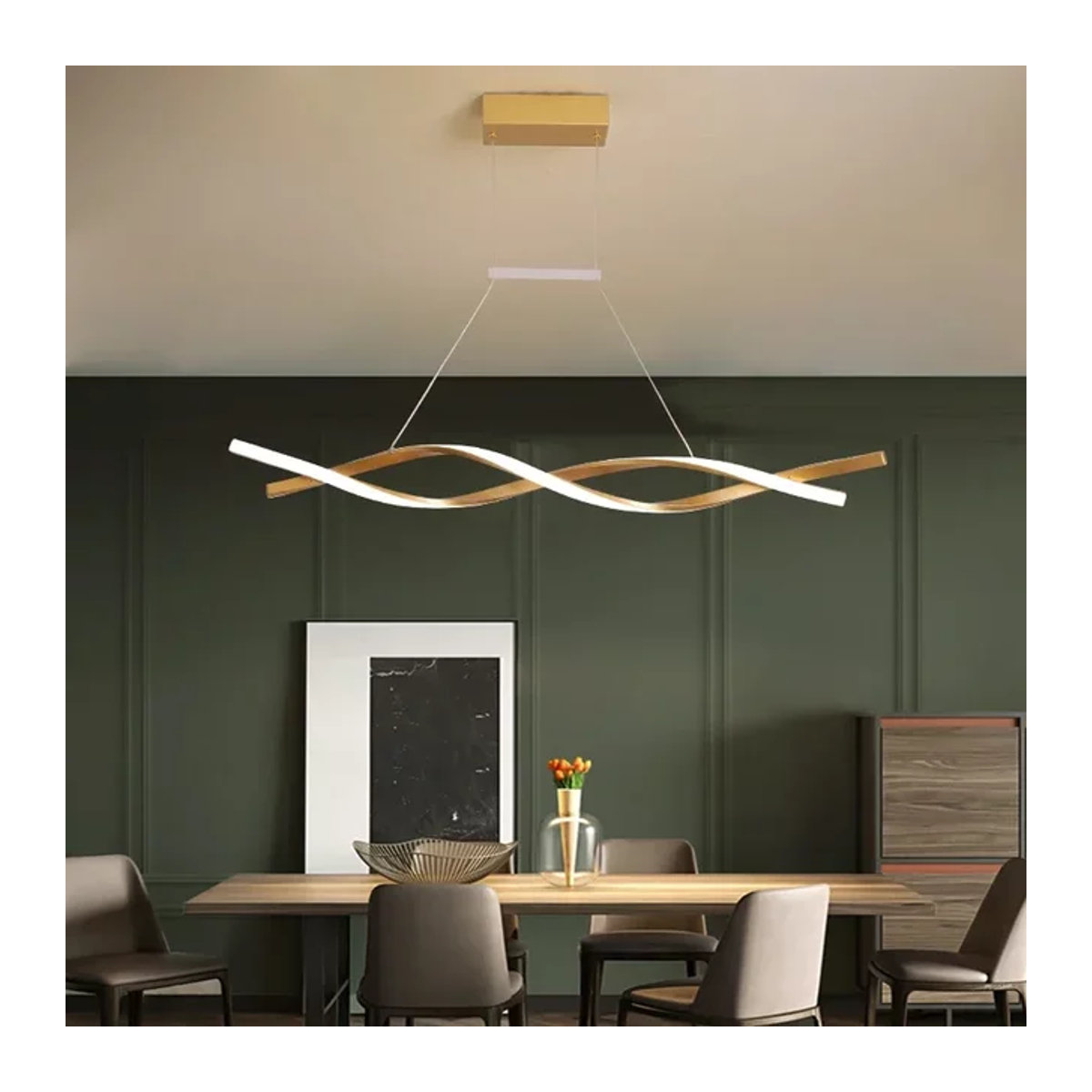 Moderne dimmbare LED-Pendelleuchte von xiuxiu für Kücheninsel, Esszimmer und Büro - Bild 1