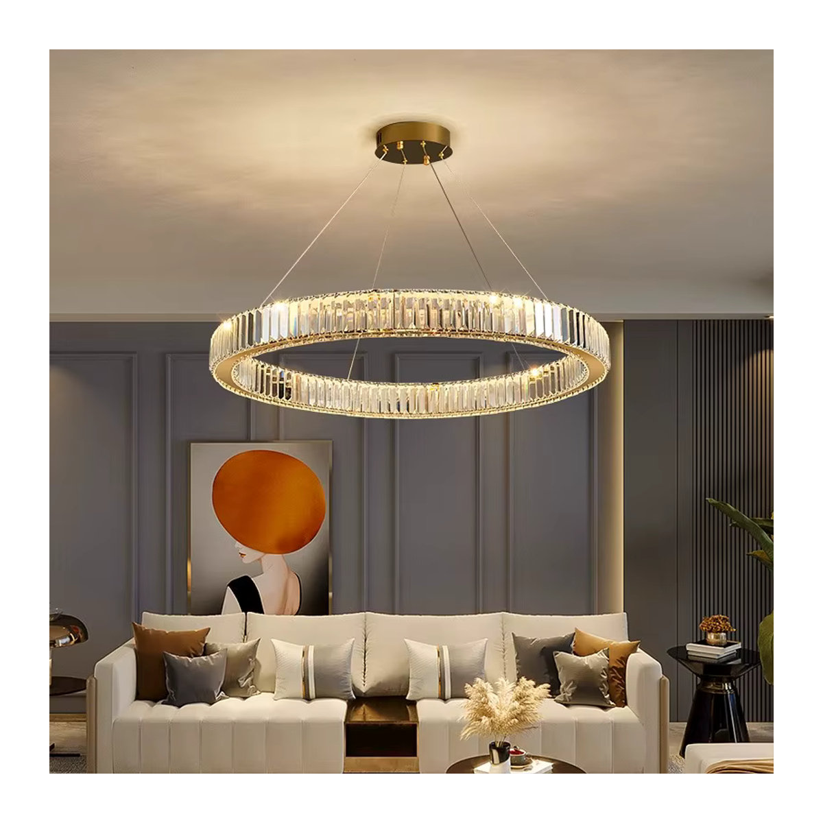 Moderne Joesee LED-Pendelleuchte aus Glas für dein Wohnzimmer - Bild 3