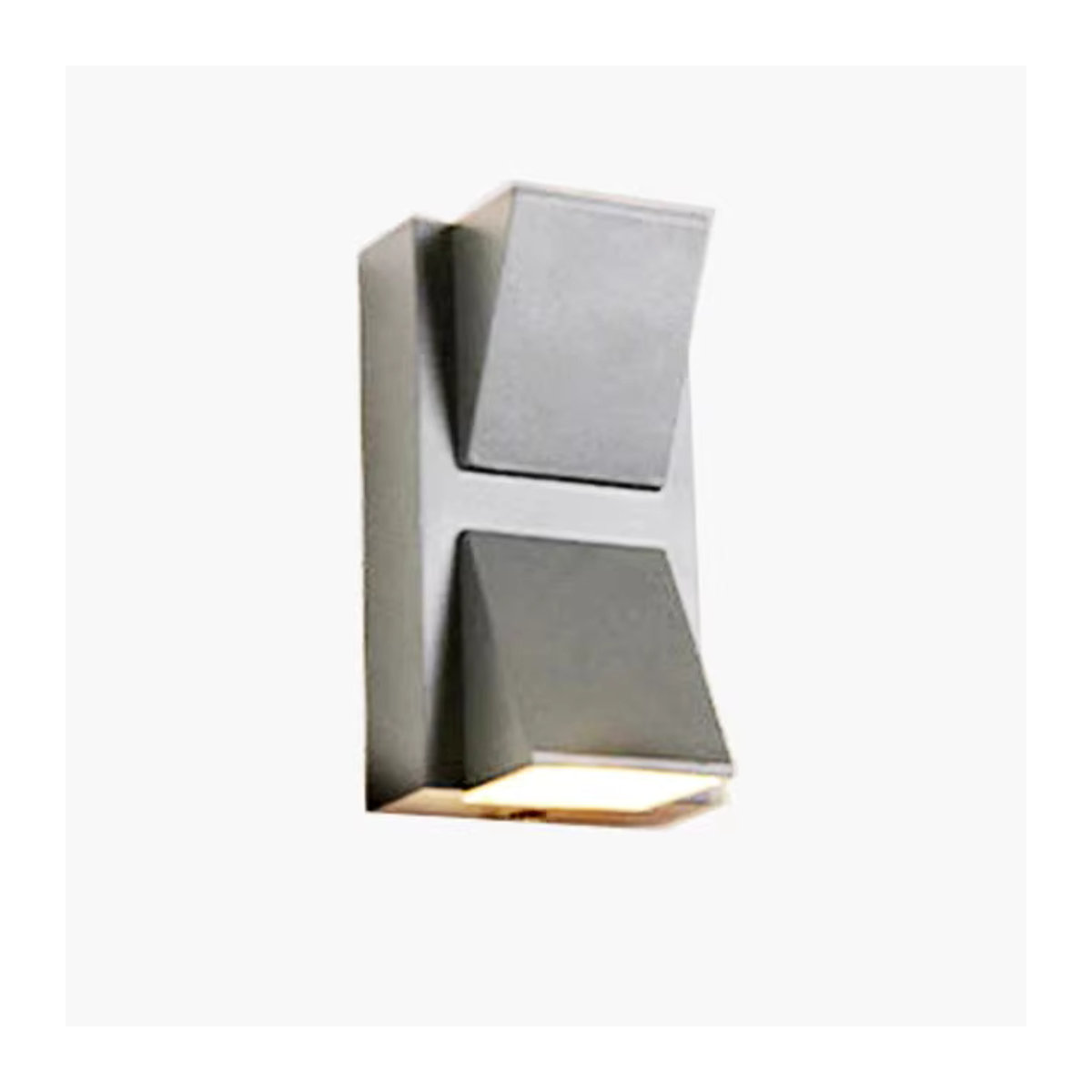 Moderne LED Außenwandleuchte aus Aluminium von CYLRDXK in Schwarz für Garten Terrasse und Balkon - Bild 4