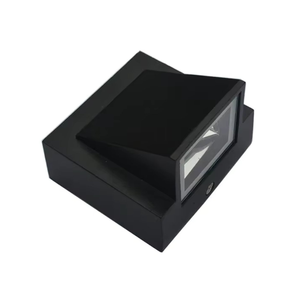 Moderne LED Außenwandleuchte in Schwarz mit warmweißem Licht für Garten, Terrasse und Balkon - Bild 3