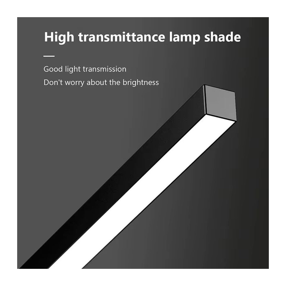 Moderne LED-Deckenlampe von DARHYN in Schwarz - Bild 2