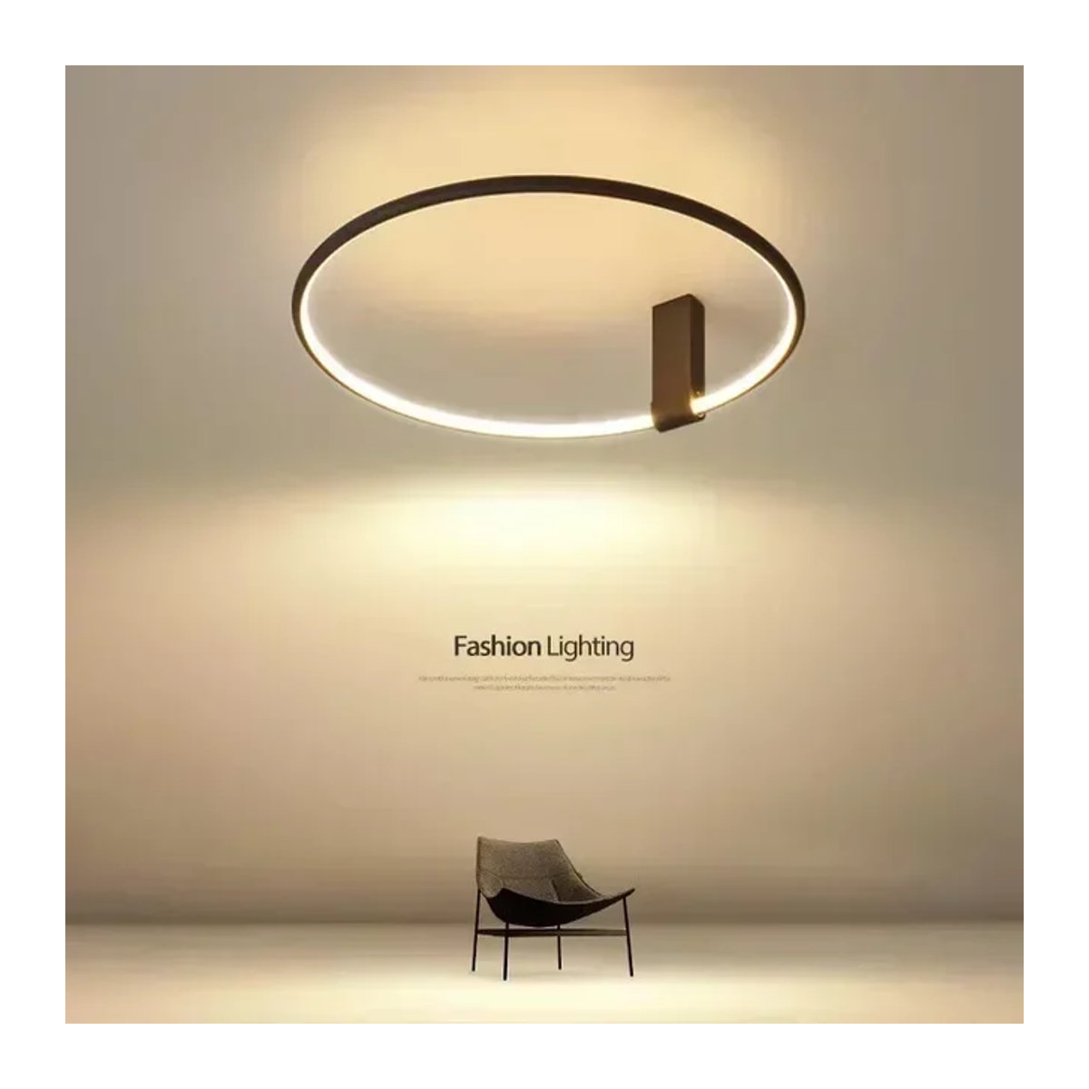 Moderne LED Deckenleuchte DAMIASMIL in Schwarz als Kronleuchter für Wohnzimmer, Schlafzimmer und Arbeitszimmer - Bild 1