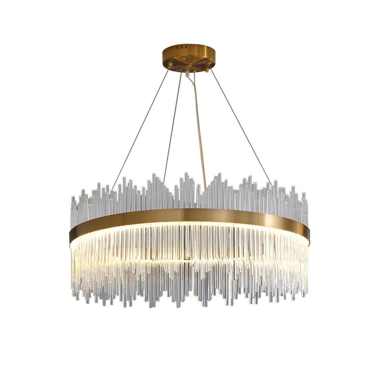 Moderne LED Kristall Kronleuchter aus Glas von ZIMULONG dimmbar für Wohnzimmer und Schlafzimmer - Bild 6