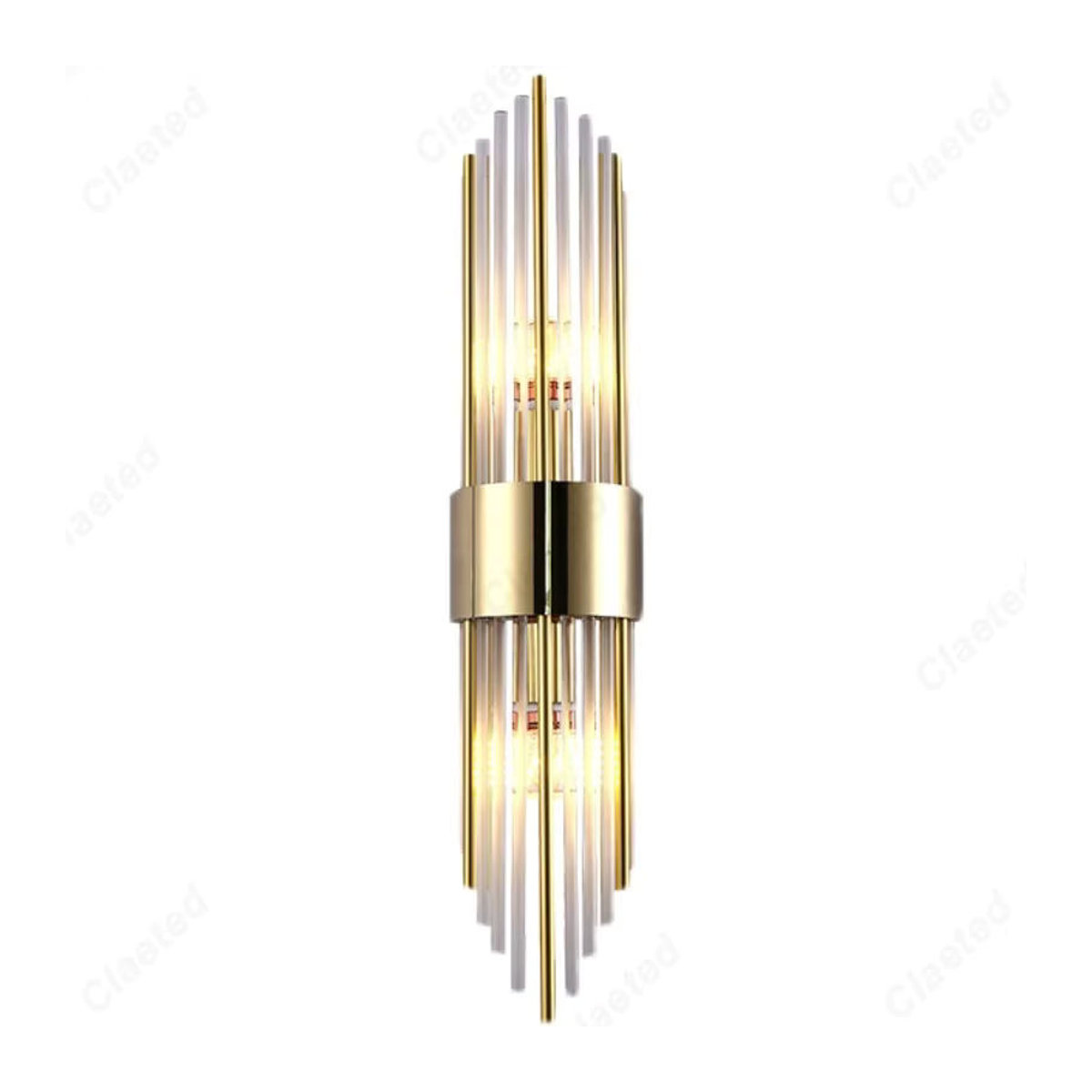 Moderne LED Kristall Wandlampe aus Glas in Schwarz für Schlafzimmer, Wohnzimmer und Flur - Bild 5