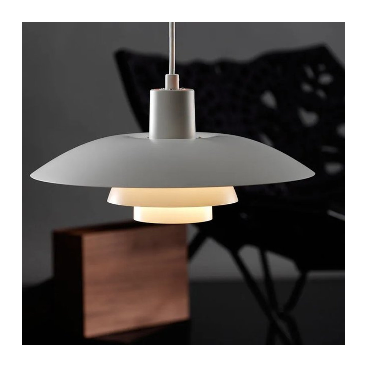 Moderne LED Pendelleuchte aus Aluminium von ZIMULONG in Weiß - Bild 1