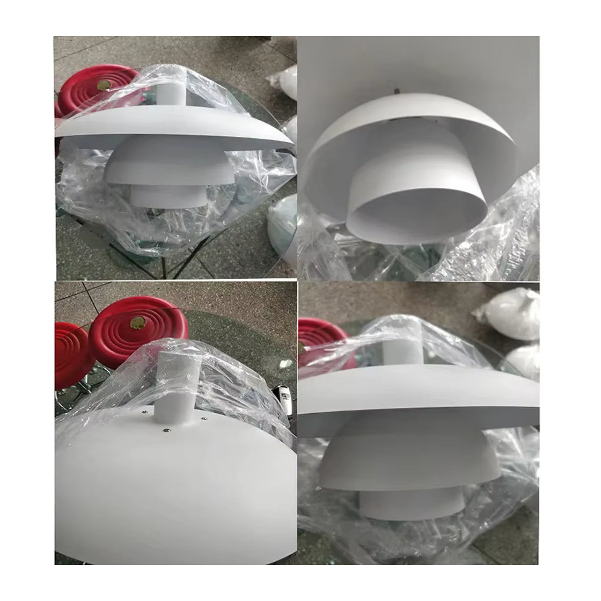 Moderne LED Pendelleuchte aus Aluminium von ZIMULONG in Weiß - Bild 3