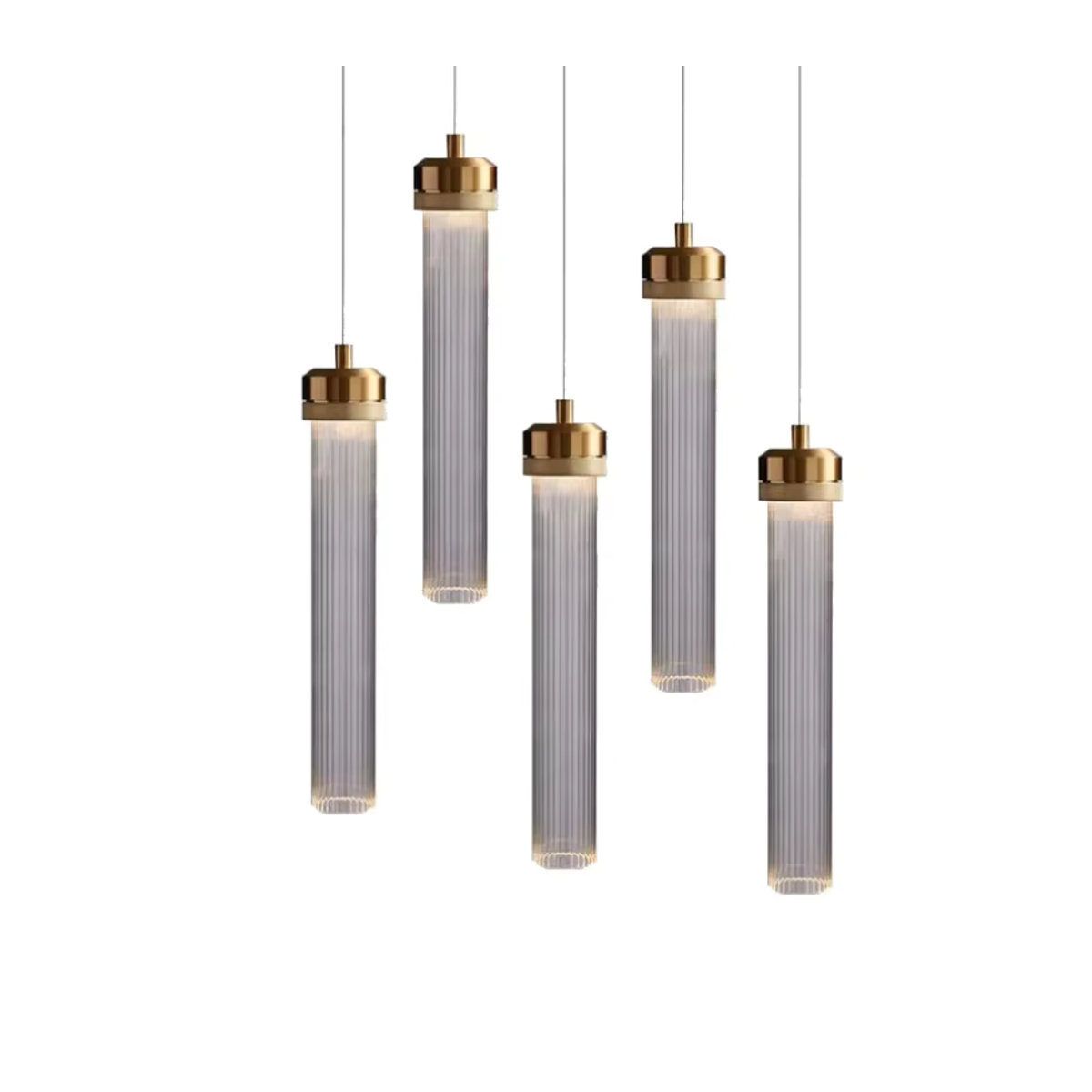Moderne LED Pendelleuchte aus Glas für Schlafzimmer, Küche und Restaurant - Bild 4