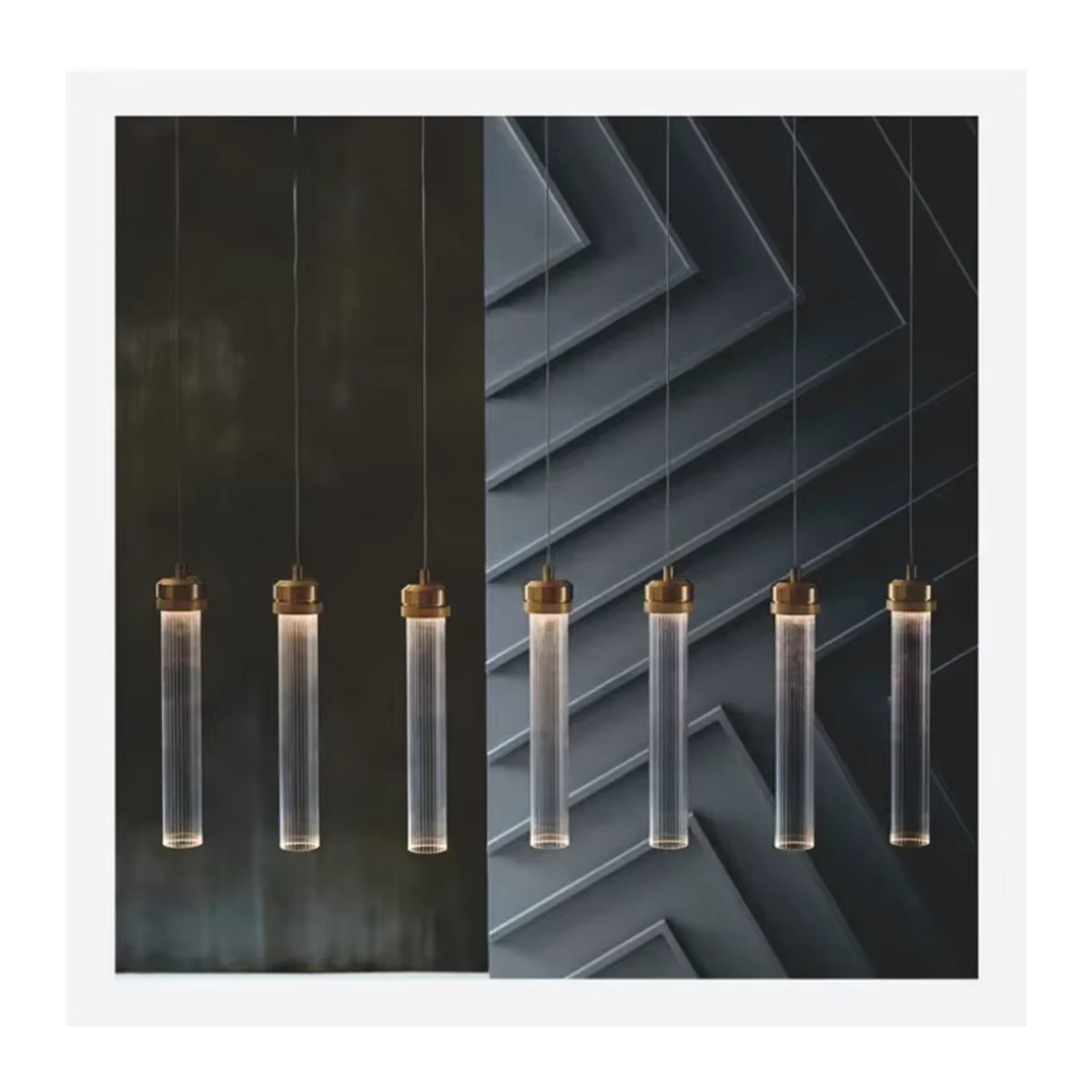 Moderne LED Pendelleuchte aus Glas für Schlafzimmer, Küche und Restaurant - Bild 5