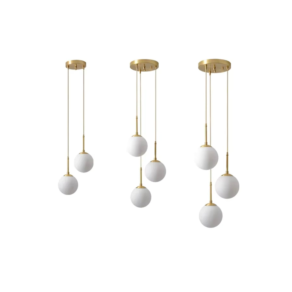 Moderne LED-Pendelleuchte aus Glas von ZIMULONG - Bild 6
