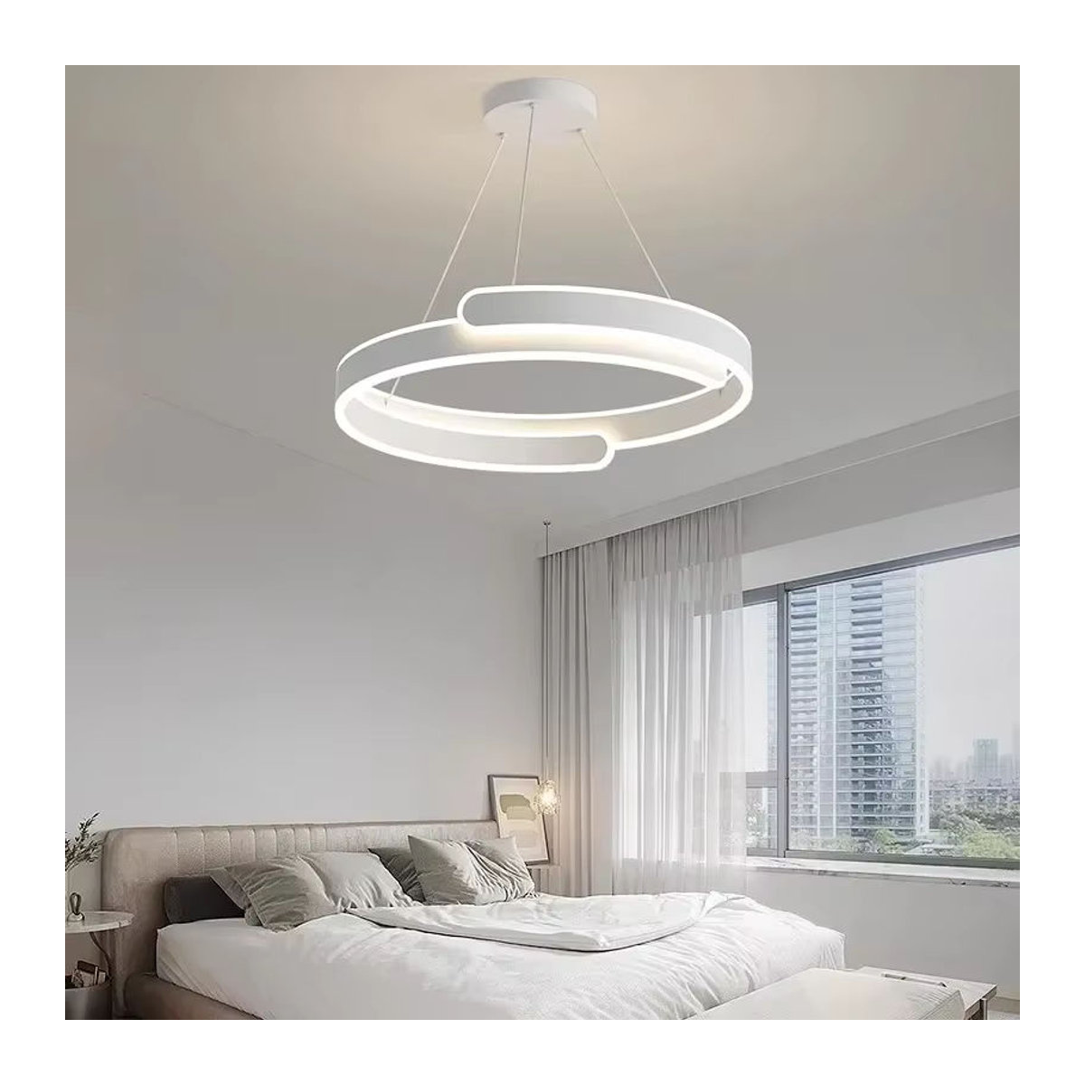 Moderne LED-Pendelleuchte DAMIASMIL in Weiß - Bild 2