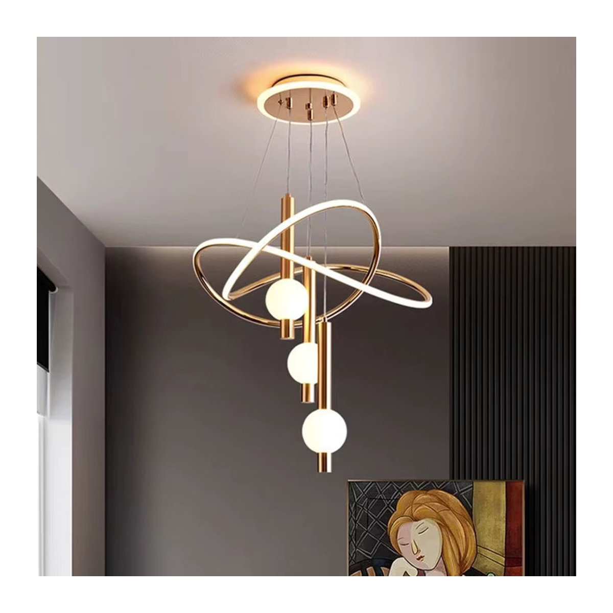 Moderne LED Pendelleuchte für Wohnzimmer, Küche und Schlafzimmer - Bild 1