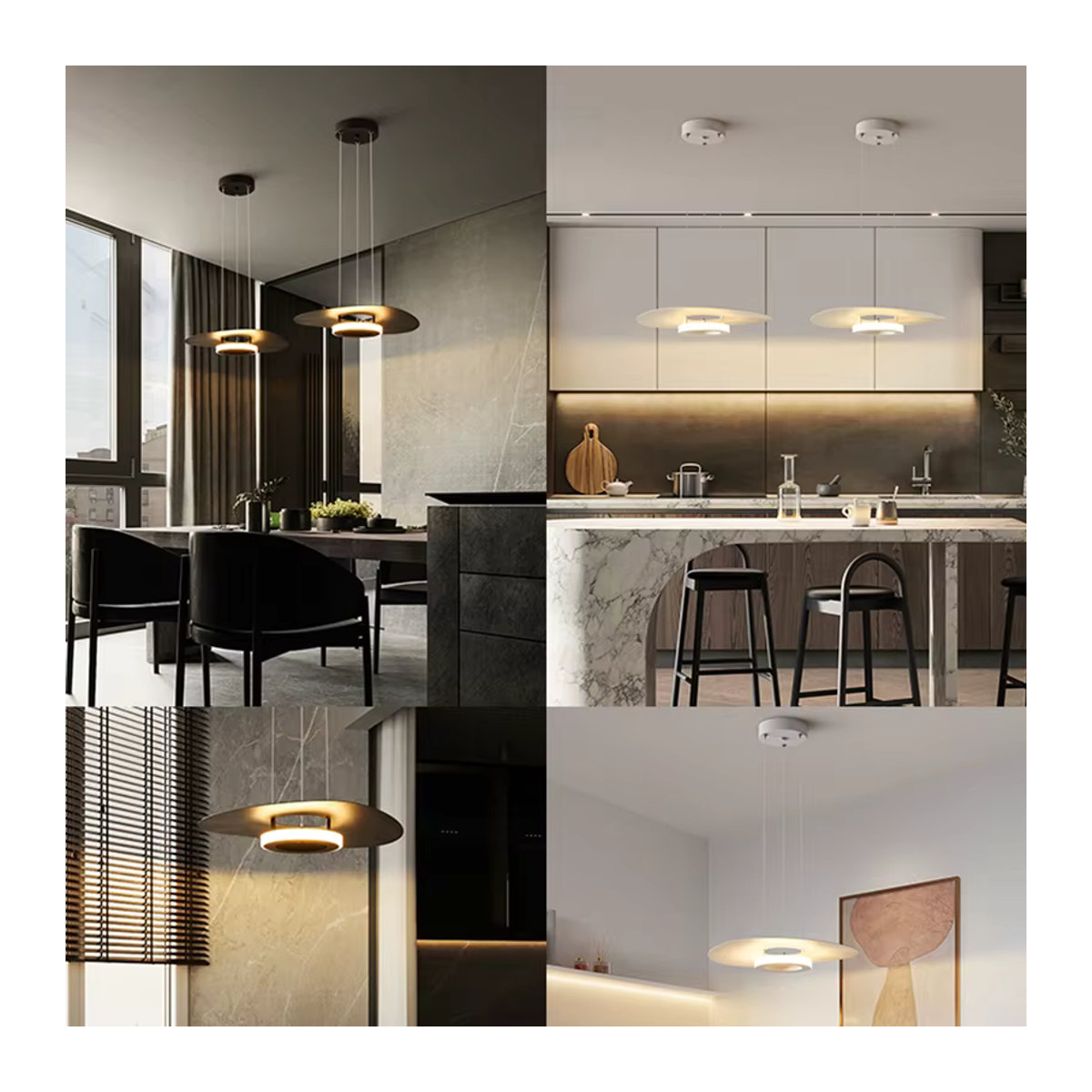 Moderne LED Pendelleuchte Gbbmade in Schwarz für dein Esszimmer - Bild 4