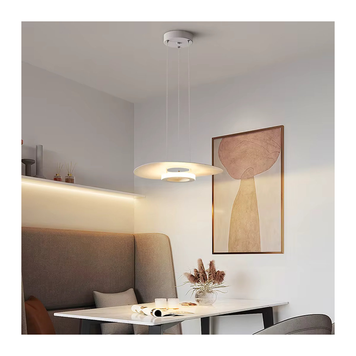 Moderne LED Pendelleuchte Gbbmade in Schwarz für dein Esszimmer - Bild 5