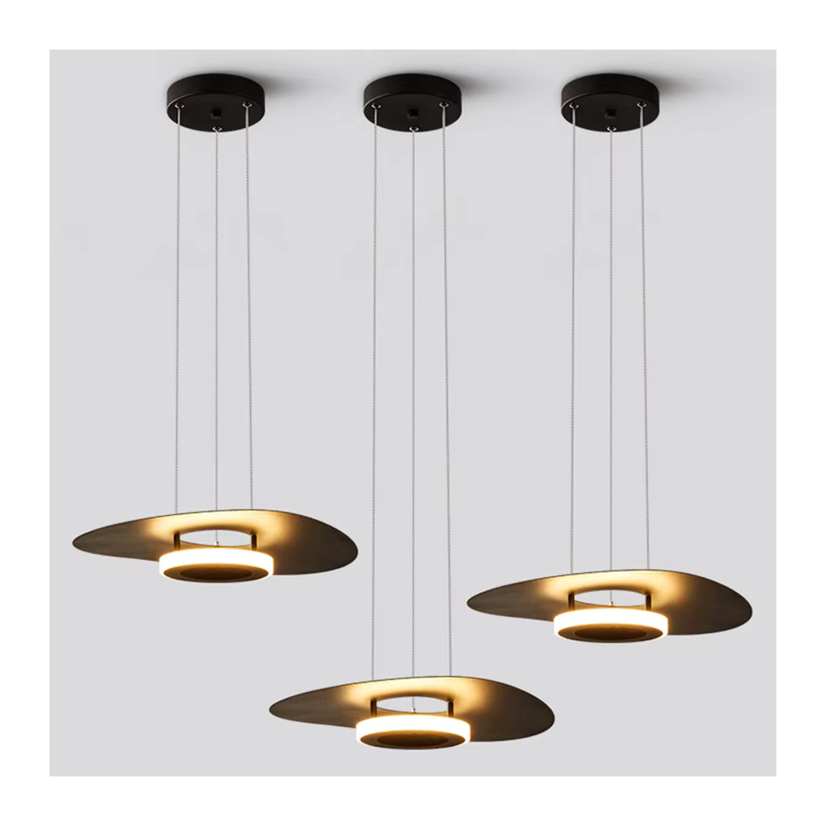 Moderne LED Pendelleuchte Gbbmade in Schwarz für dein Esszimmer - Bild 6