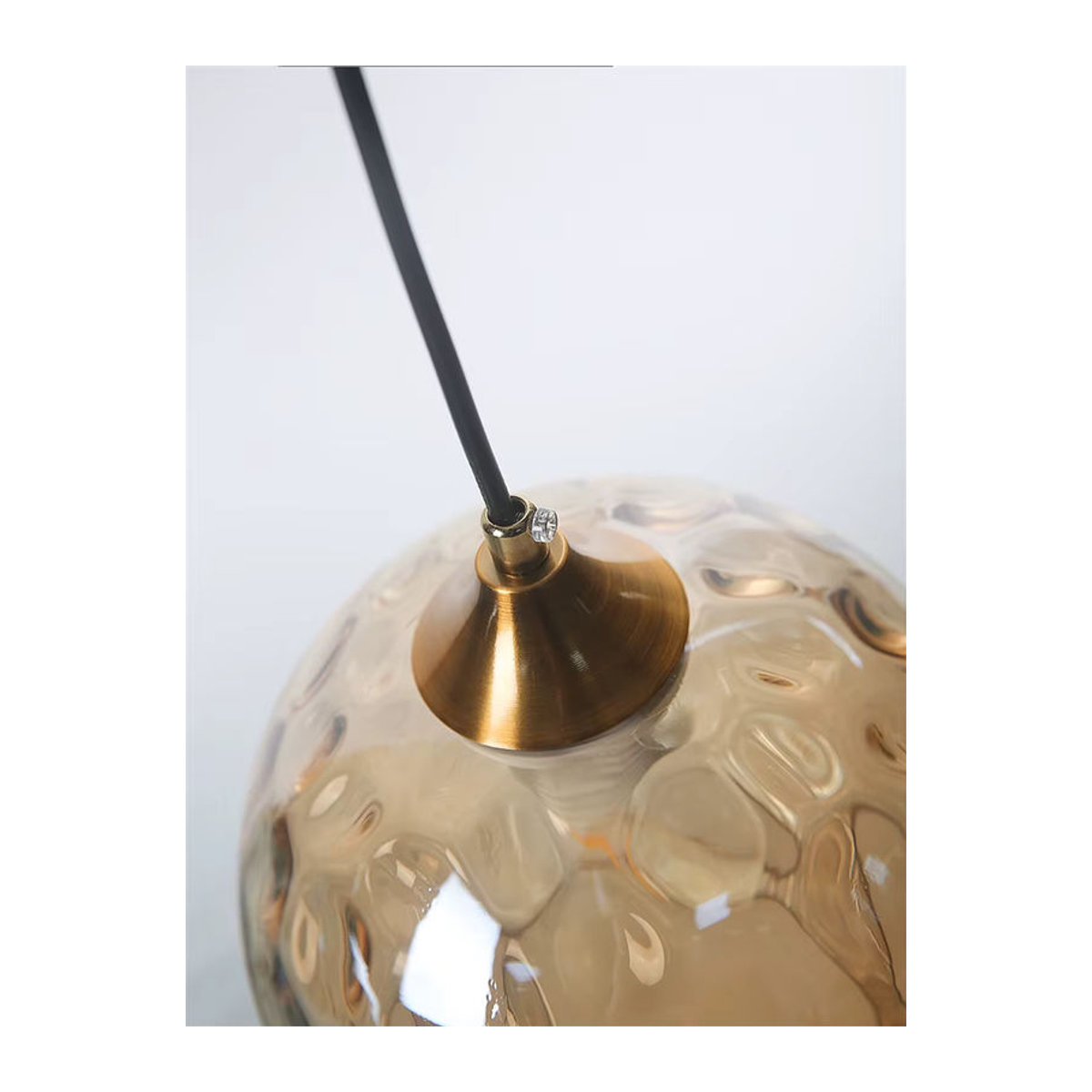 Moderne LED-Pendelleuchte Lava Ball mit Glaskugeln in Bunt für Schlafzimmer, Esszimmer und Küche - Bild 3