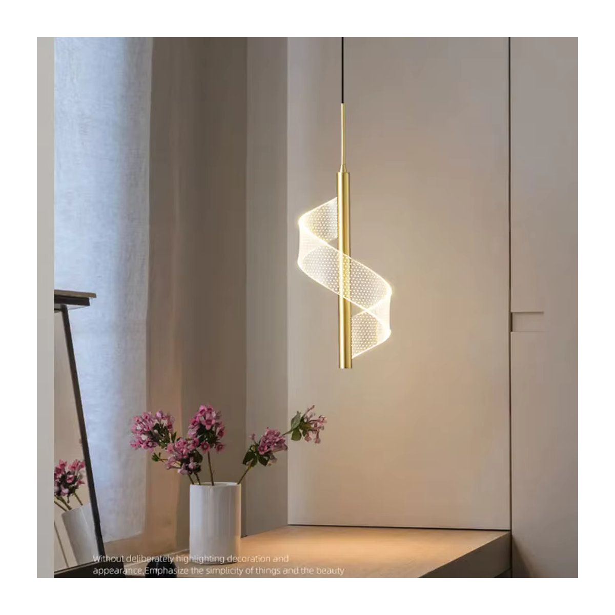 Moderne LED-Pendelleuchte lyfs in Schwarz für Wohnzimmer, Schlafzimmer, Cafe und Bar - Bild 3