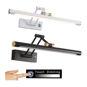 Moderne LED Spiegelleuchte von QUASHION in Weiß für Badezimmer und Schlafzimmer