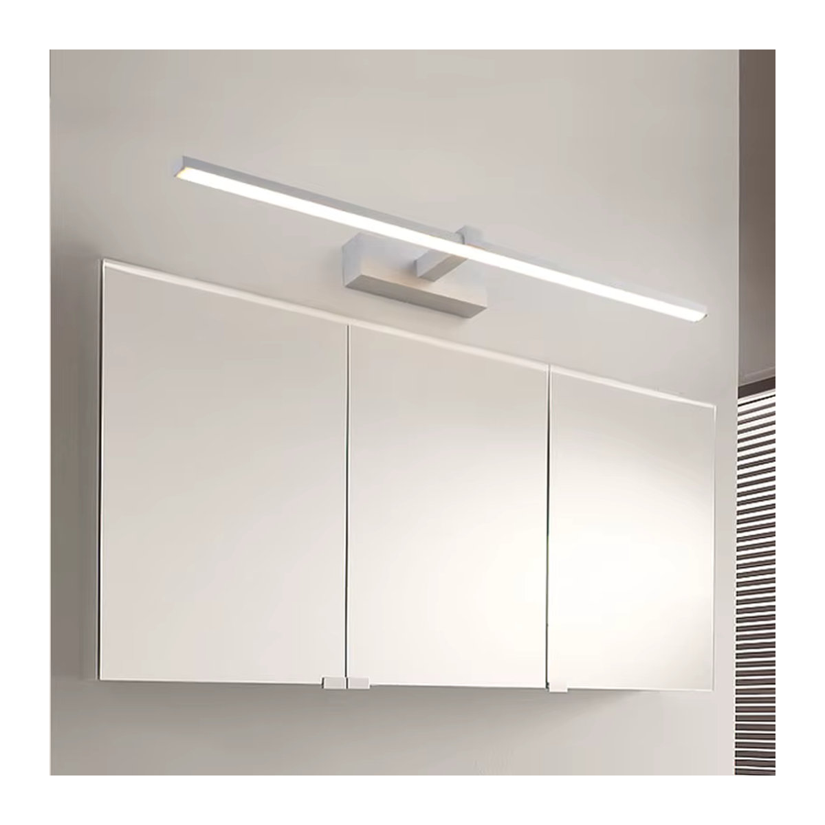 Moderne LED Wandleuchte DARHYN aus Aluminium in Schwarz für Badezimmer und Schlafzimmer - Bild 2