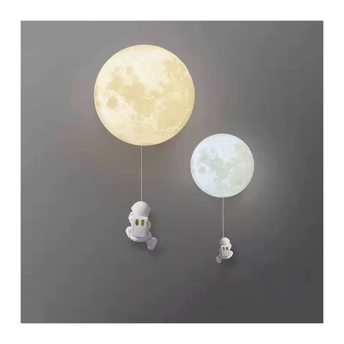 Moderne LED Wandleuchte in Weiß für Kinderzimmer, Flur und Schlafzimmer - Bild 2