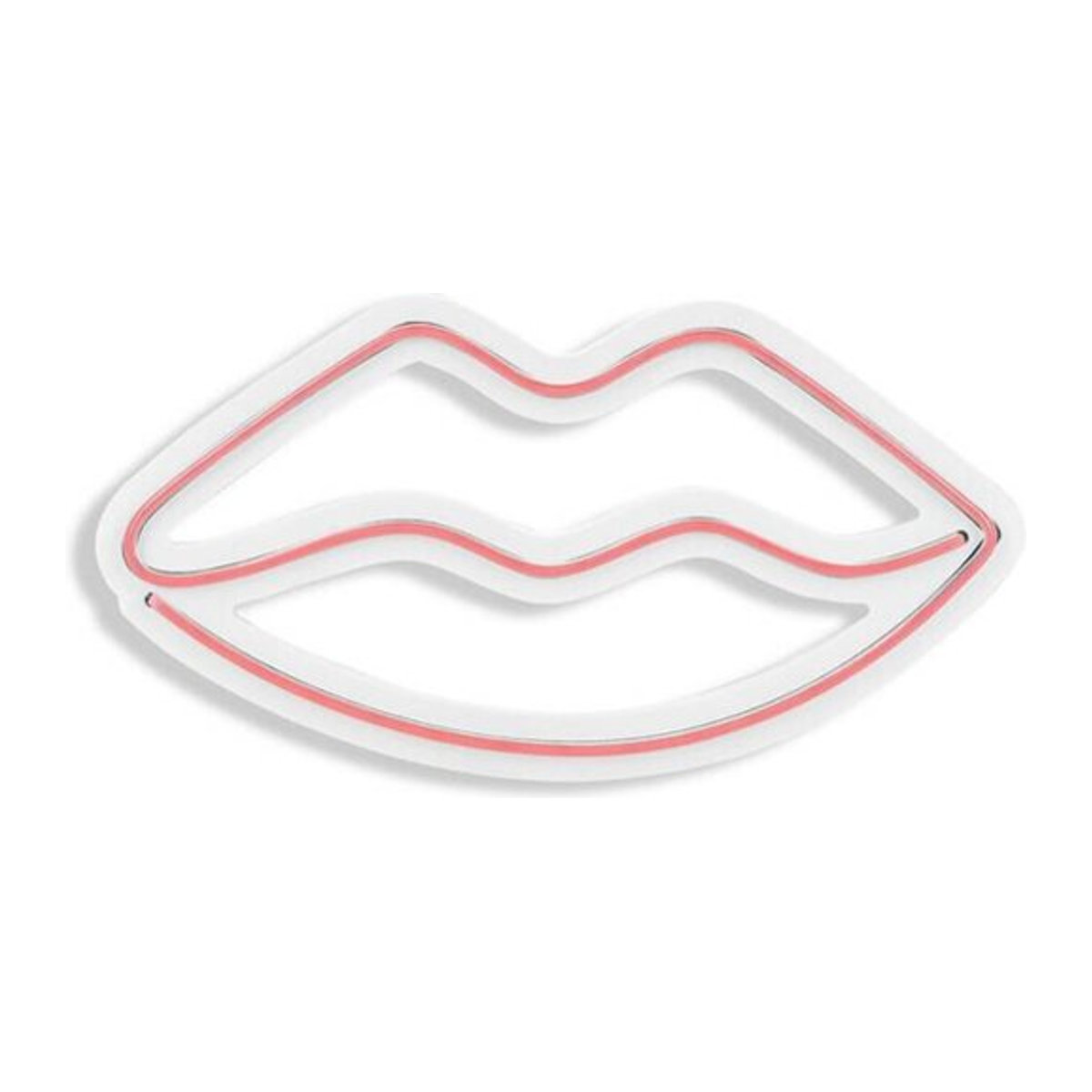 Moderne Opviq LED-Wandleuchte aus Kunststoff in Rosa, B/H/T: 36 x 19 x 2 cm - Bild 1