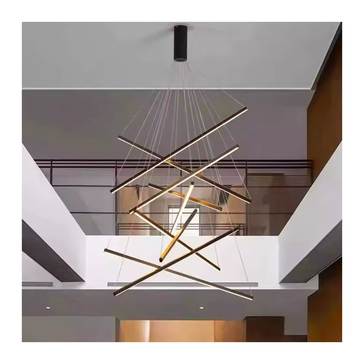 Moderne Pendelleuchte Savenmade Kronleuchter in Schwarz für dein Esszimmer und Wohnzimmer - Bild 4