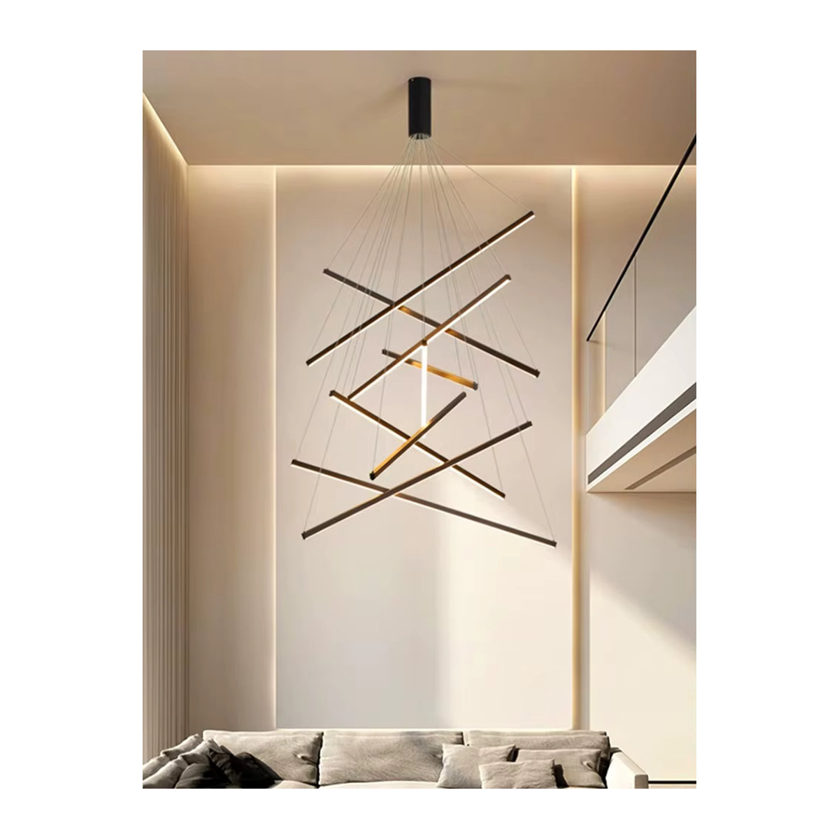 Moderne Pendelleuchte Savenmade Kronleuchter in Schwarz für dein Esszimmer und Wohnzimmer - Bild 7