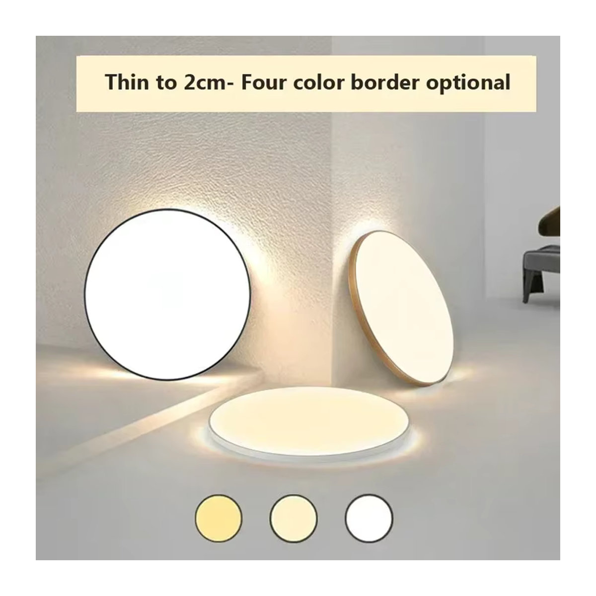 Moderne runde LED-Deckenleuchte DAMIASMIL in Weiß als Kronleuchter für Wohnzimmer, Schlafzimmer und Flur - Bild 4