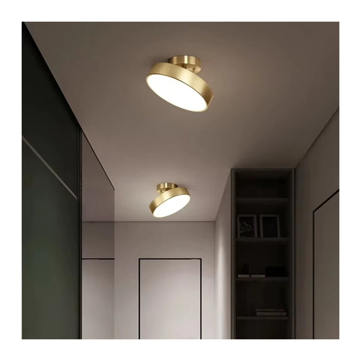 Moderne runde LED-Deckenleuchte von CETANT aus Acryl in Kaltweiß - Bild 2