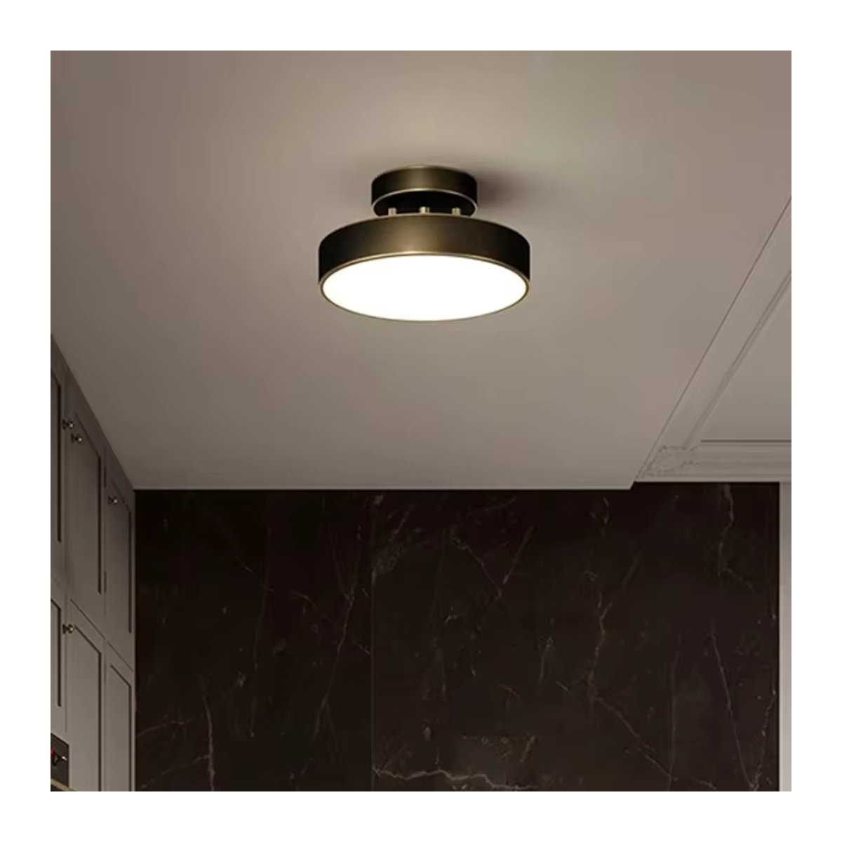 Moderne runde LED-Deckenleuchte von CETANT aus Acryl in Kaltweiß - Bild 3