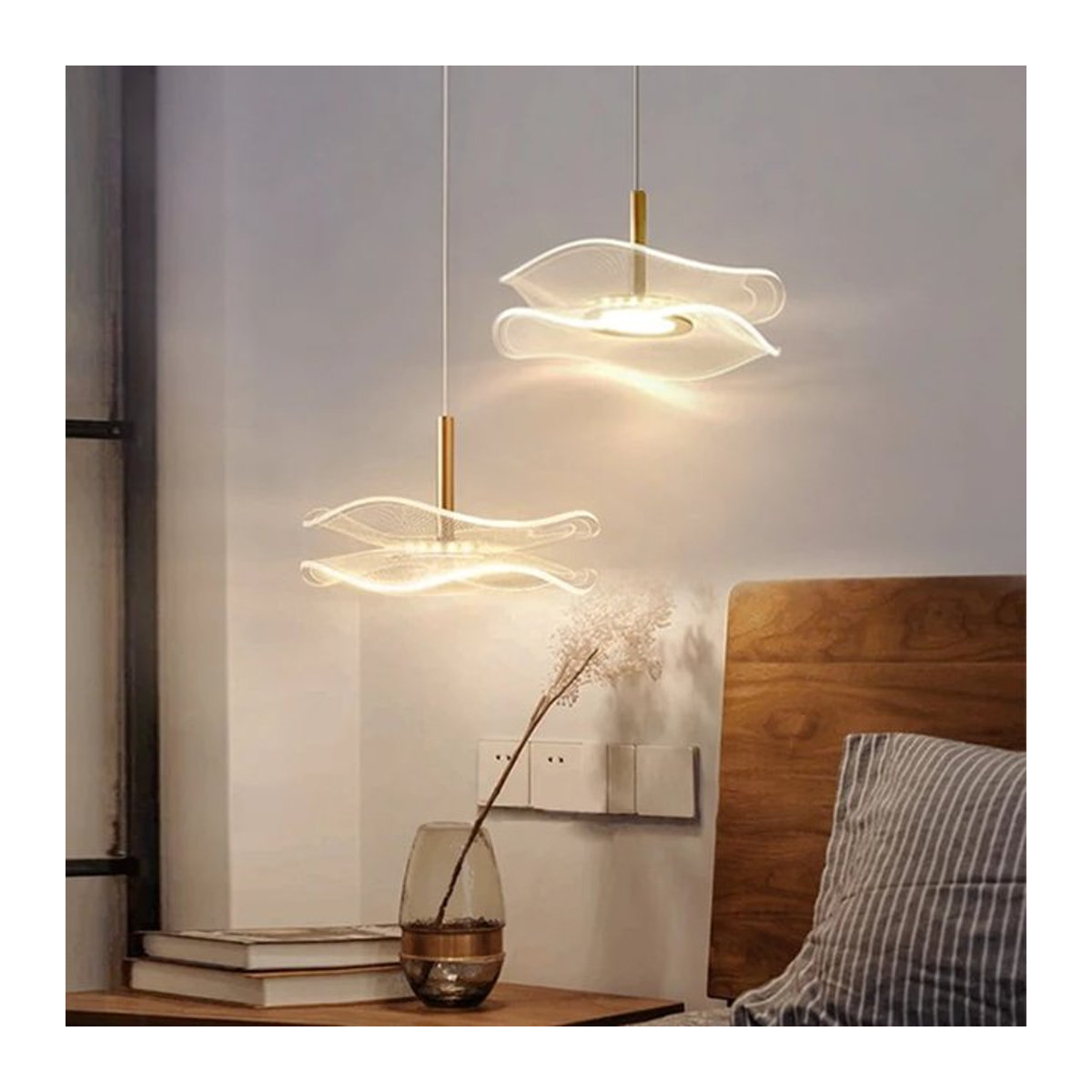 Moderne Skandinavische LED Pendelleuchte für Wohnzimmer und Esszimmer - Bild 1