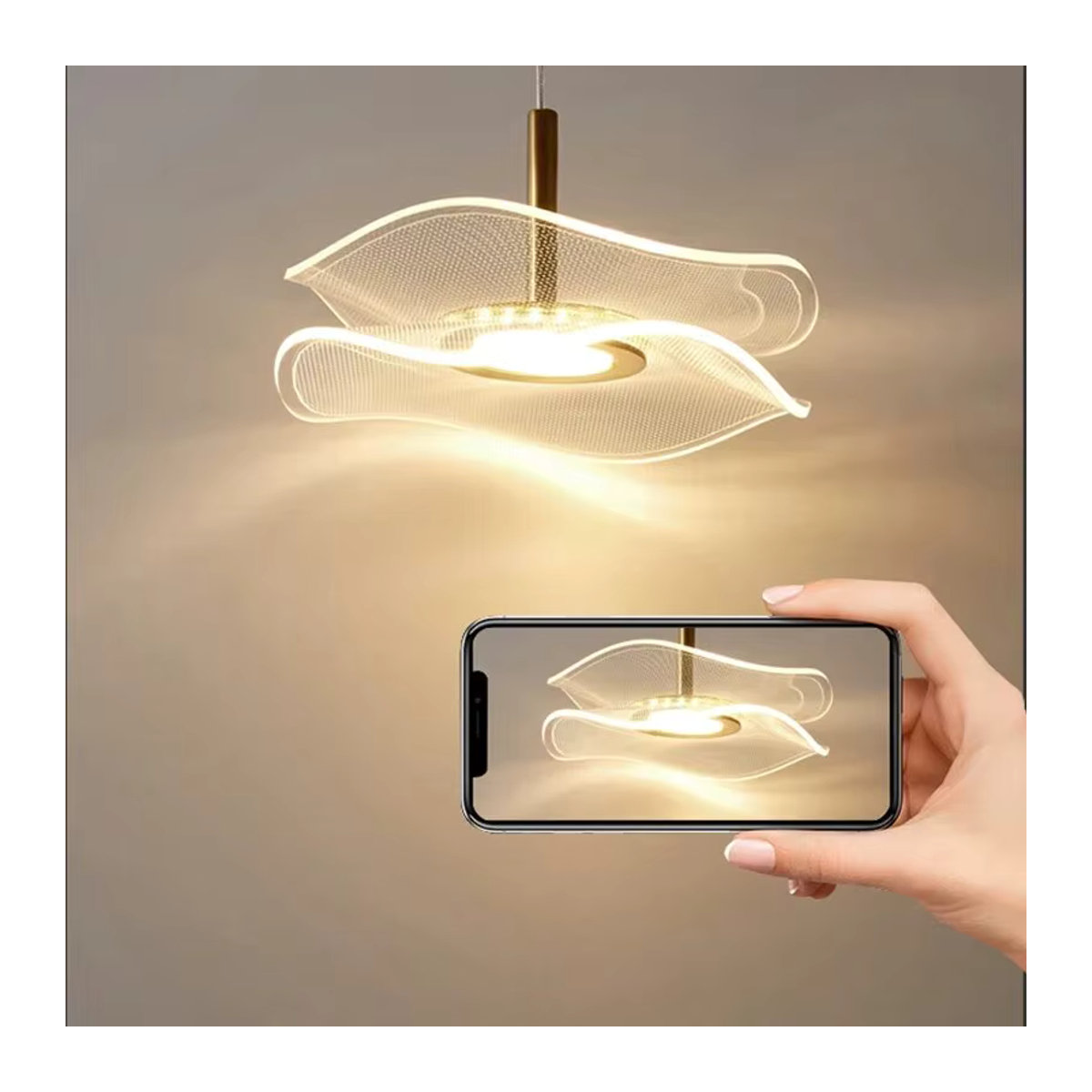 Moderne Skandinavische LED Pendelleuchte für Wohnzimmer und Esszimmer - Bild 3