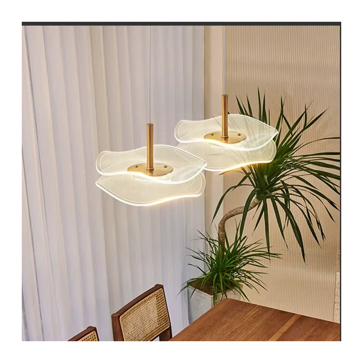 Moderne Skandinavische LED Pendelleuchte für Wohnzimmer und Esszimmer - Bild 4