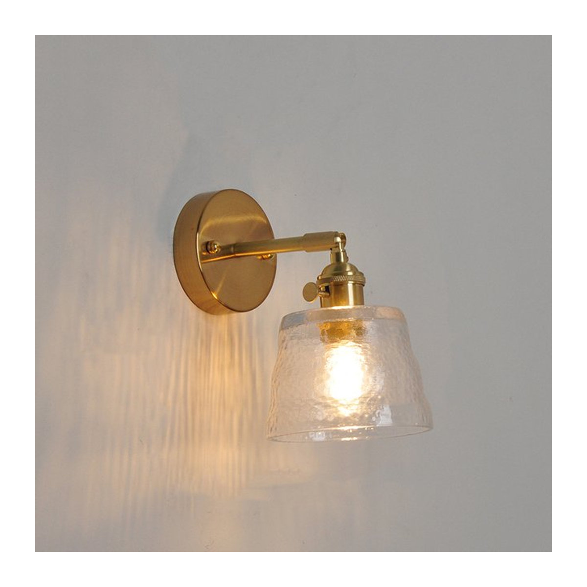 Moderne Wandlampe aus Glas im skandinavischen Design mit Ceropegia-Motiv - Bild 1