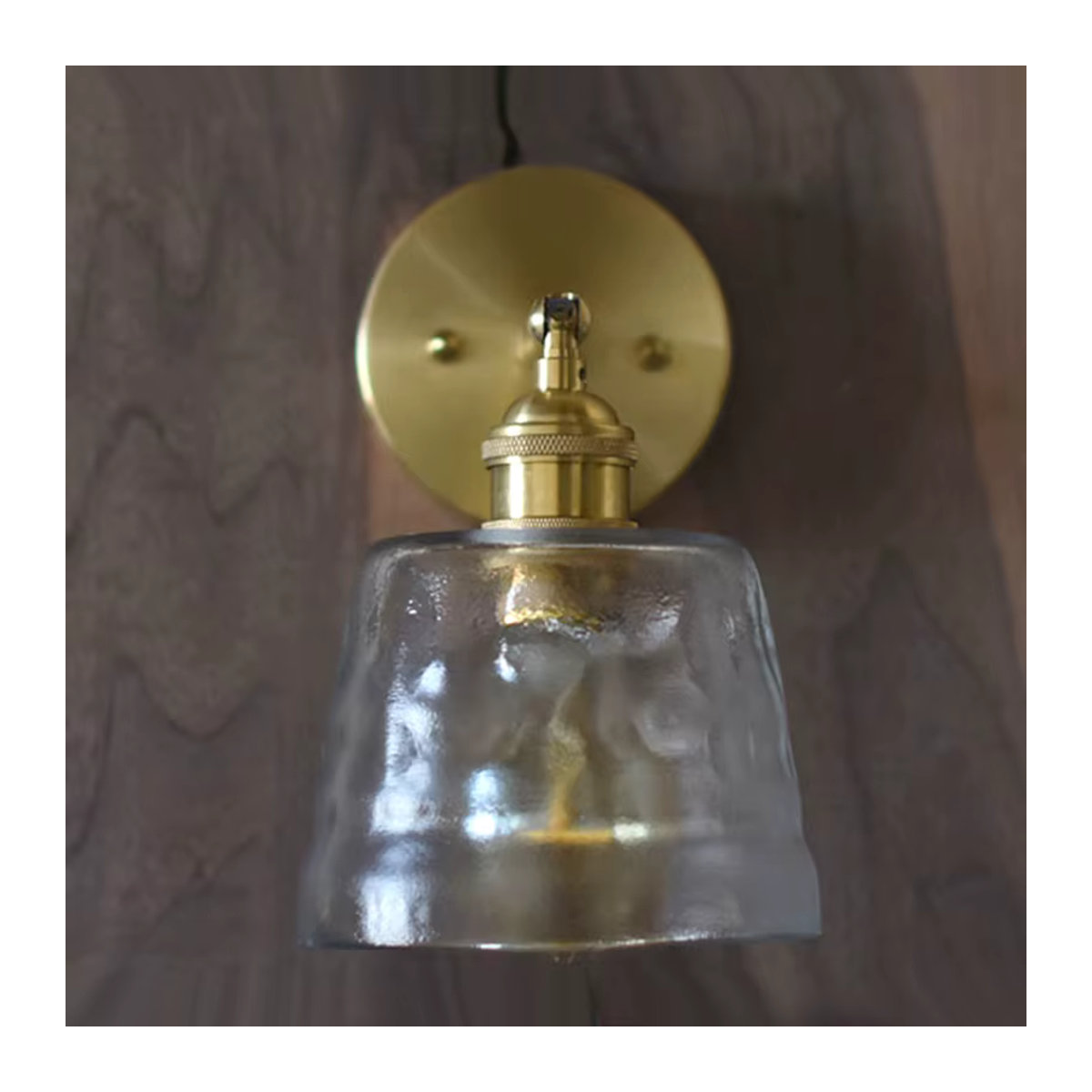 Moderne Wandlampe aus Glas im skandinavischen Design mit Ceropegia-Motiv - Bild 2