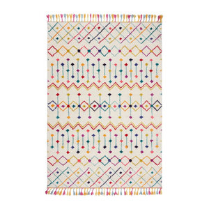 Moderner Berber-Teppich Arun Gina von Kadima Design in Weiß, B/B: 80 x 150 cm