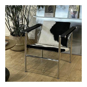 Moderner Drehstuhl aus Kunstleder und Edelstahl in Multicolor für Wohnzimmer, Arbeitszimmer oder Geschäftstreffen