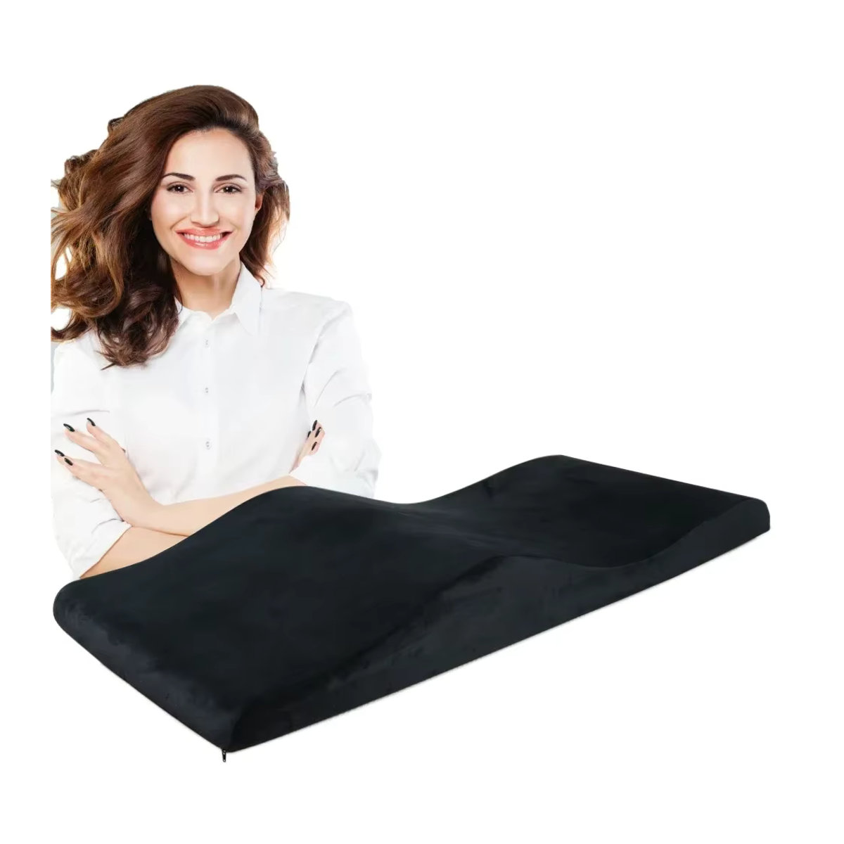Moderner ergonomischer Topper in Schwarz für Wimpern-Salons und Schlafzimmer - Bild 5