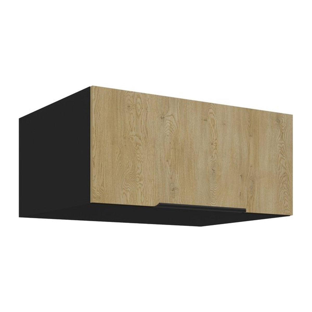 Moderner Hängeschrank CREMONA in Eiche Natur, Breite: 80 cm - Bild 1