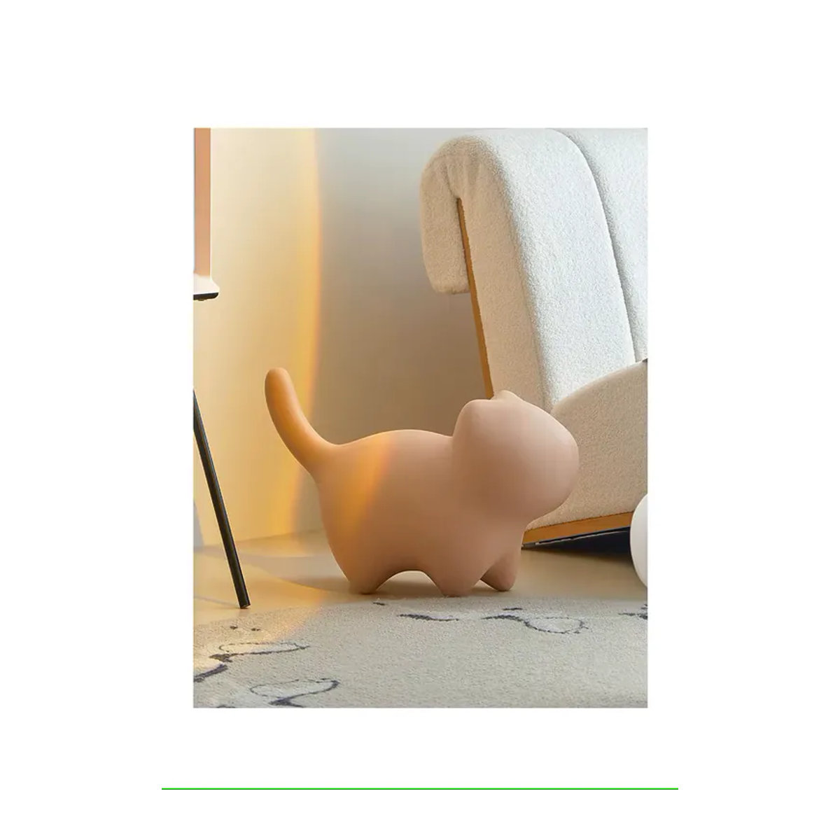Moderner Kinderhocker in Tierform aus umweltfreundlichem PE-Kunststoff in Rosa im Nordic Design - Bild 2
