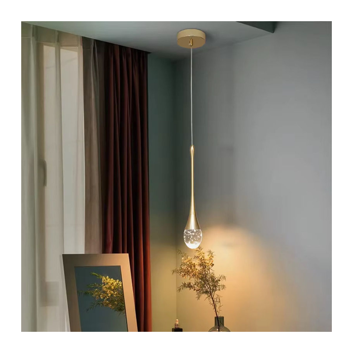 Moderner Kristall-Kronleuchter von Claeted mit LED-Licht für Wohnzimmer, Treppenhaus und Hotel-Lobby - Bild 2
