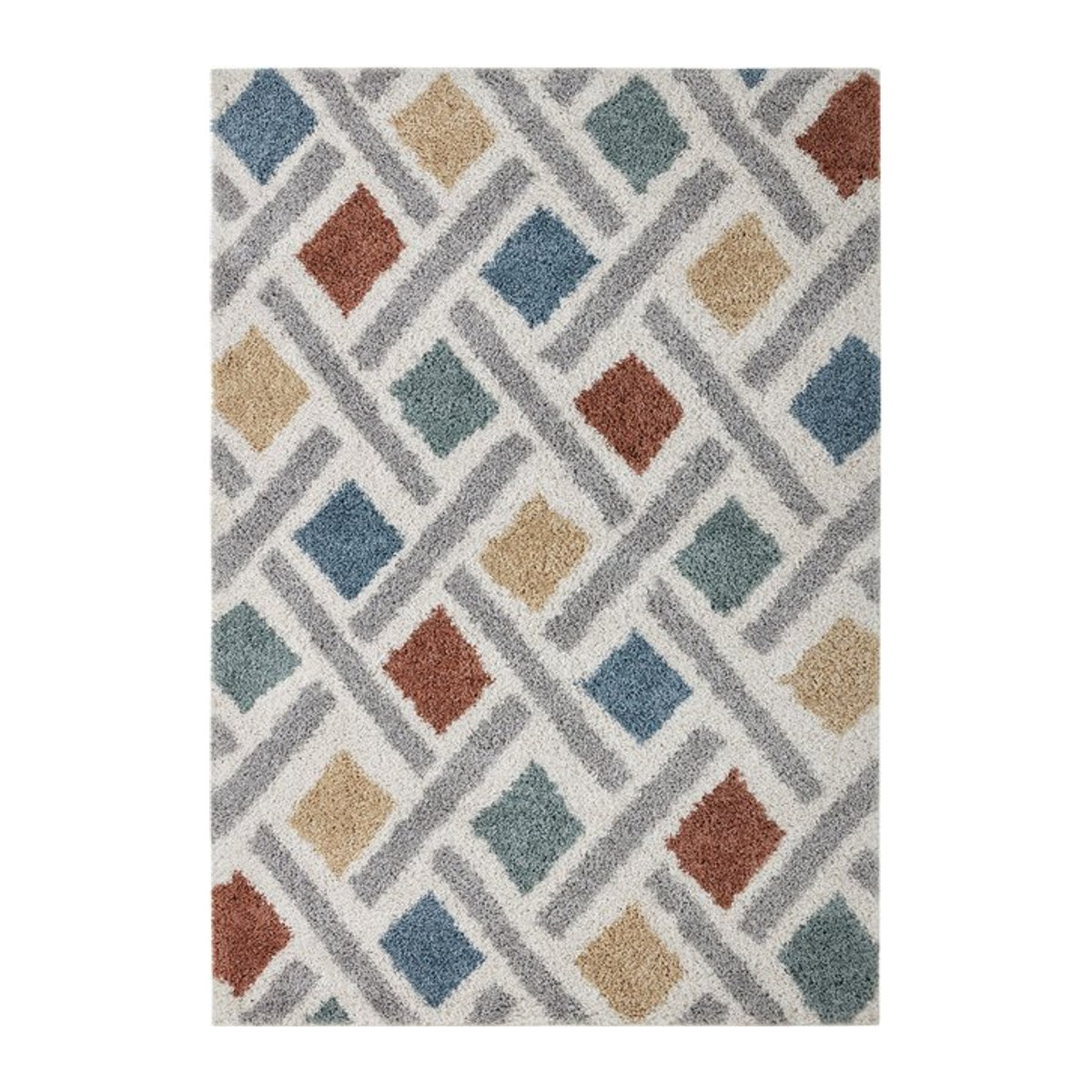 Moderner Marokkanischer Teppich Mersey Ruby von Kadima Design, mehrfarbig, B/T: 80 x 150 cm - Bild 1