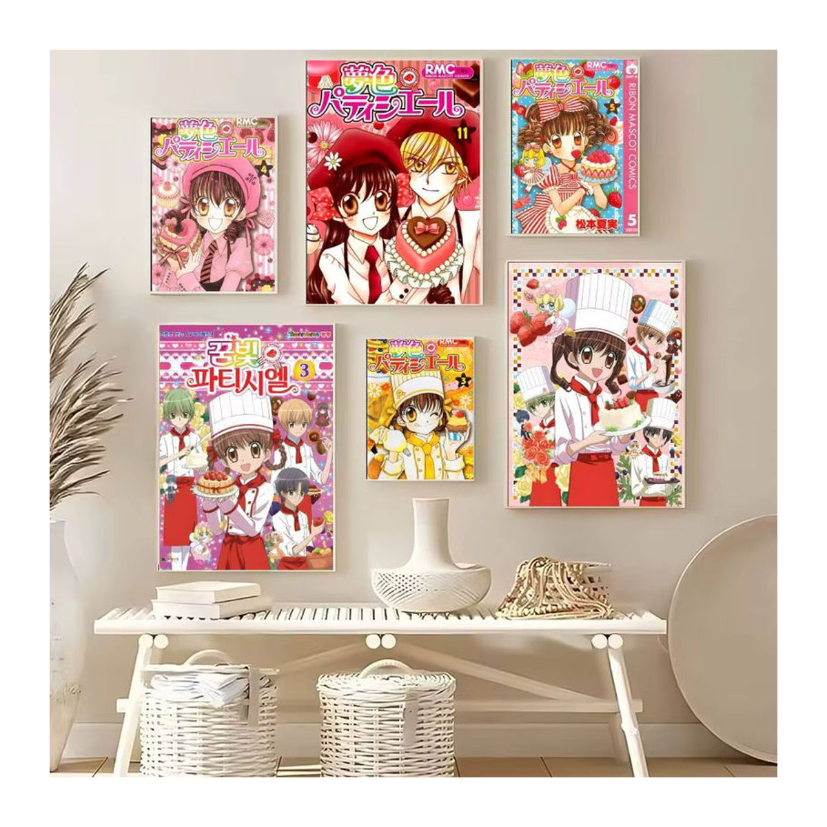 Modernes Anime Y-Yumeiro Patissiere Poster als Wanddekoration in Mehrfarbig, Hochformat, Rahmenlos - Bild 2
