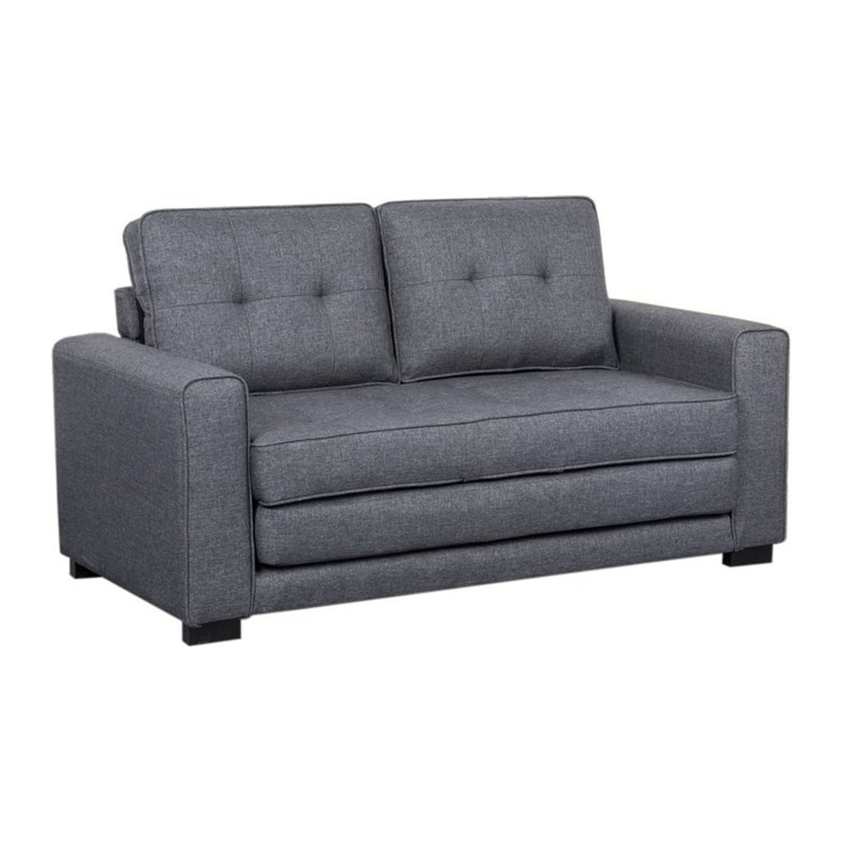 Modernes Schlafsofa Azaria von HTI-Line in Grau mit Stoffbezug - Bild 1